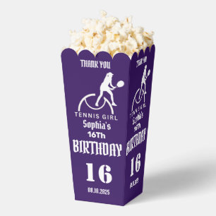 Tennis Player Girl, Birthday Girl Favour Box