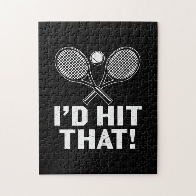 Tennis Player | I Would Hit That Jigsaw Puzzle (Vertical)