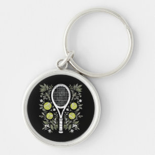 Tennis Player Keychain