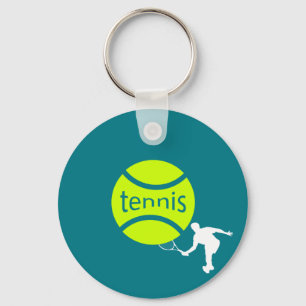 Tennis player keychain