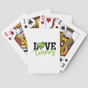 Tennis Player Love Tennis Playing Cards