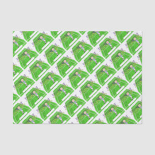 Tennis Player, Male - Personalized Cartoon Tissue Paper