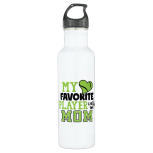 Tennis Player My Favorite Player Calls Me Mom 710 Ml Water Bottle