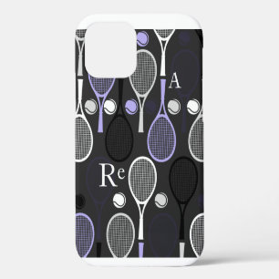 Tennis Player Name Letters Personalized Sport Team iPhone 12 Case