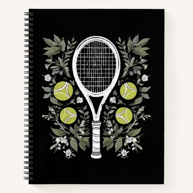 Tennis Player Notebook (Front)