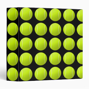 Tennis Player or Coach Black Tennis Ball Binder
