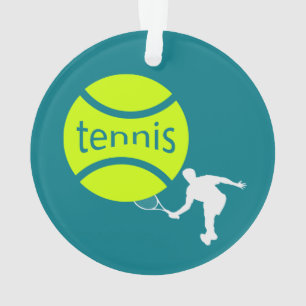 Tennis player ornament