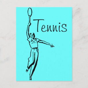 Tennis Player Postcard