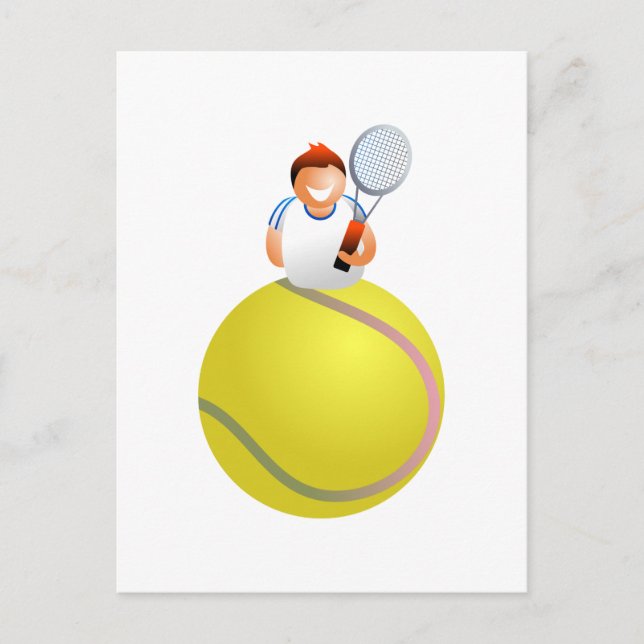 Tennis Player Postcard (Front)