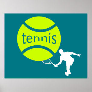 Tennis player poster