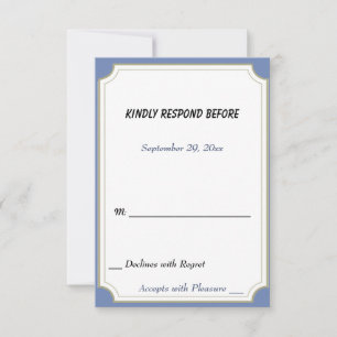 TENNIS PLAYER RSVP CARD