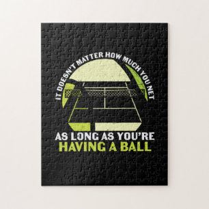 Tennis Player You Are Having A Ball Jigsaw Puzzle