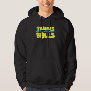 Tennis Players Fuzzy Balls Hoodie