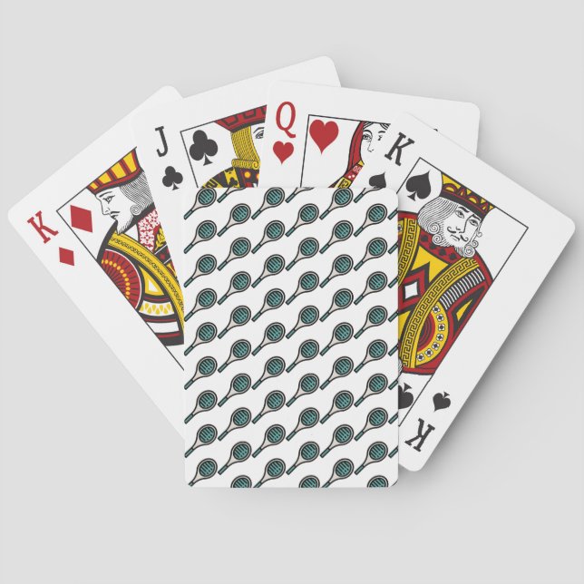 tennis playing cards (Back)