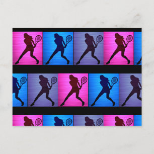 Tennis Postcard with Your Personalized Message!