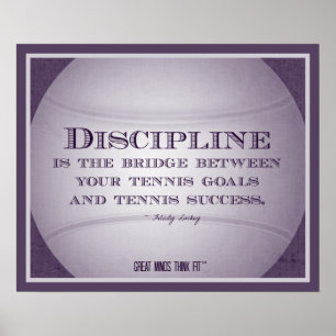 Tennis Poster with Quote 002
