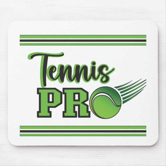 Tennis Professional Mouse Pad (Front)