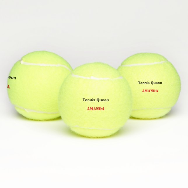 Tennis queen personalized balls (Multi)