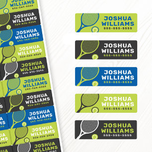 Tennis racket and ball name phone number property