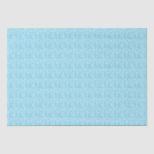 Tennis Racket and Pastel Coloured Ball Pattern Tissue Paper
