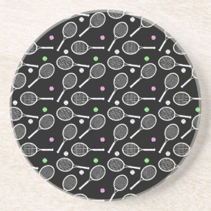Tennis Racket Pattern  Coaster