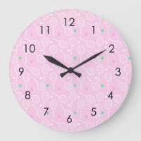 Tennis Racket Pattern Pastel Pink   