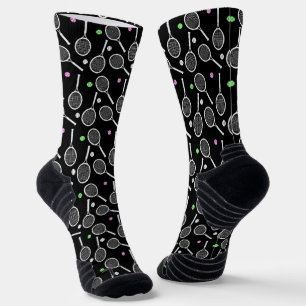 Tennis Racket Pattern  Socks