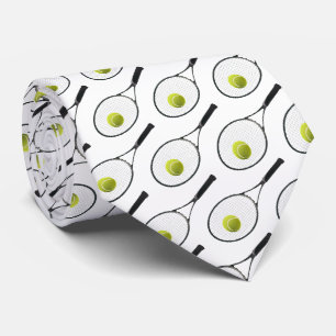 Tennis Racket Perfect Tennis Tie