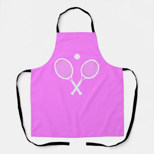 Tennis Rackets and Ball   Apron