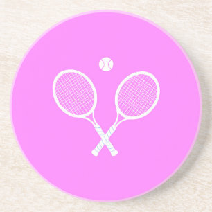 Tennis Rackets and Ball   Coaster