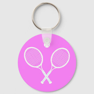 Tennis Rackets and Ball    Keychain