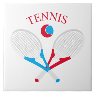 Tennis rackets and tennis ball tile