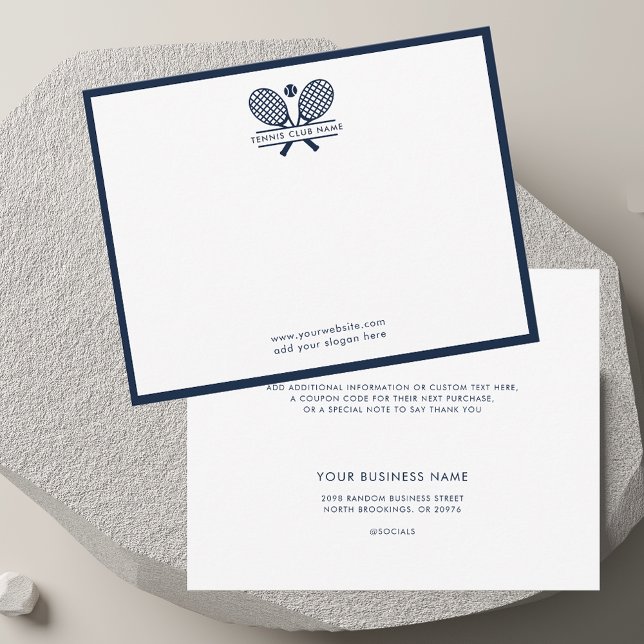 Tennis Rackets Icon Club Name Navy Blue Borders (Tennis Rackets Icon Club Name Navy Blue Borders)