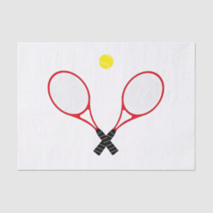 Tennis Rackets Tissue Paper