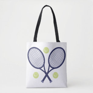 Tennis Rackets Tote Bag