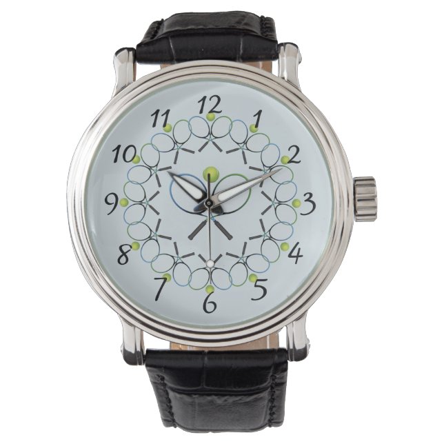 Tennis rackets watch (Front)