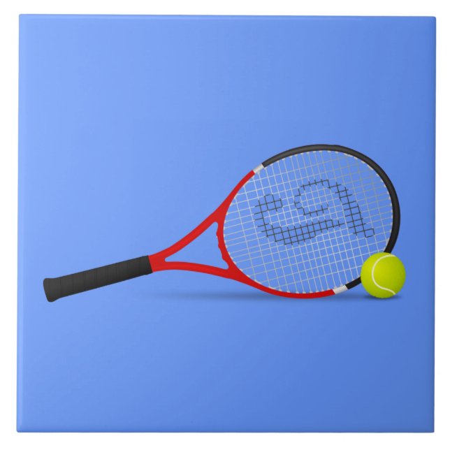 Tennis Racquet and Ball Tile (Front)