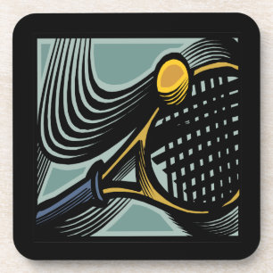 Tennis Racquet Coaster