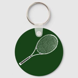 tennis racquet keychain