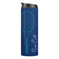 Tennis Racquet Personalized Blue