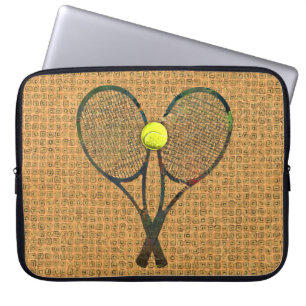 TENNIS RACQUETS & BALL Laptop Sleeve