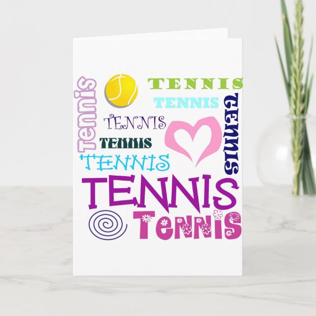 Tennis Repeating Card (Front)