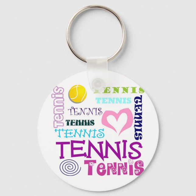 Tennis Repeating Keychain (Front)