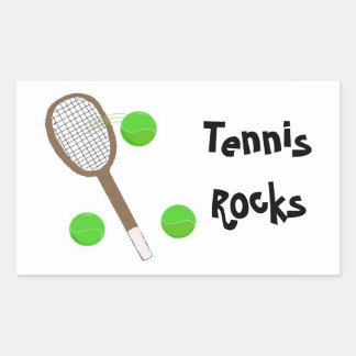 Tennis Rocks Sticker