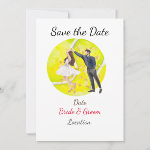 Tennis Save the date foe Tennis Player wedding Invitation