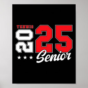 Tennis Senior Night Tennis Senior 2025 Graduation Poster