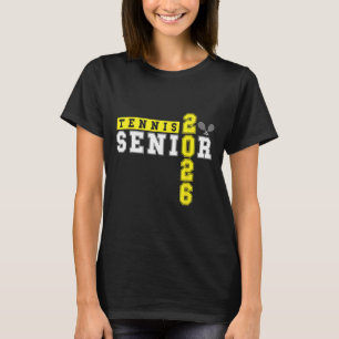 Tennis Senior Night Tennis Senior 2026 Graduation T-Shirt