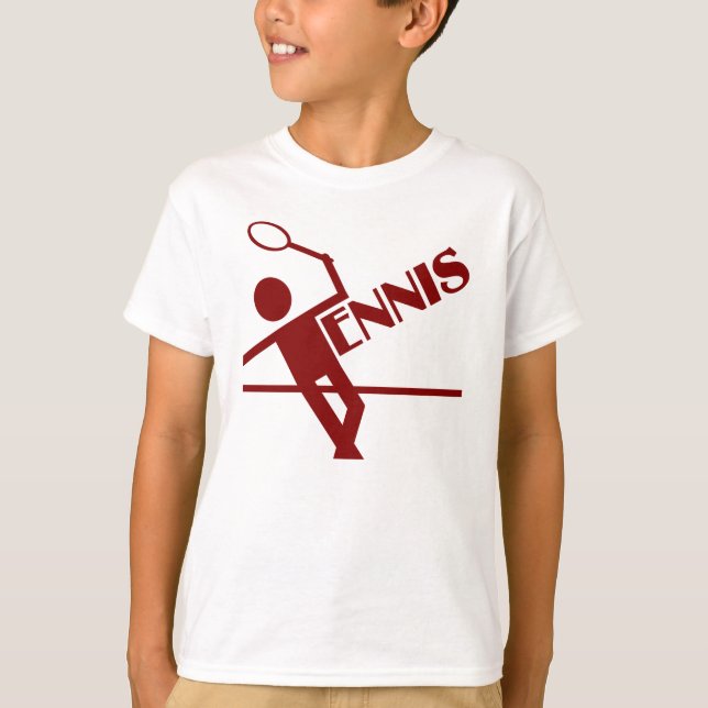TENNIS shirt - choose style & colour, customize (Front)