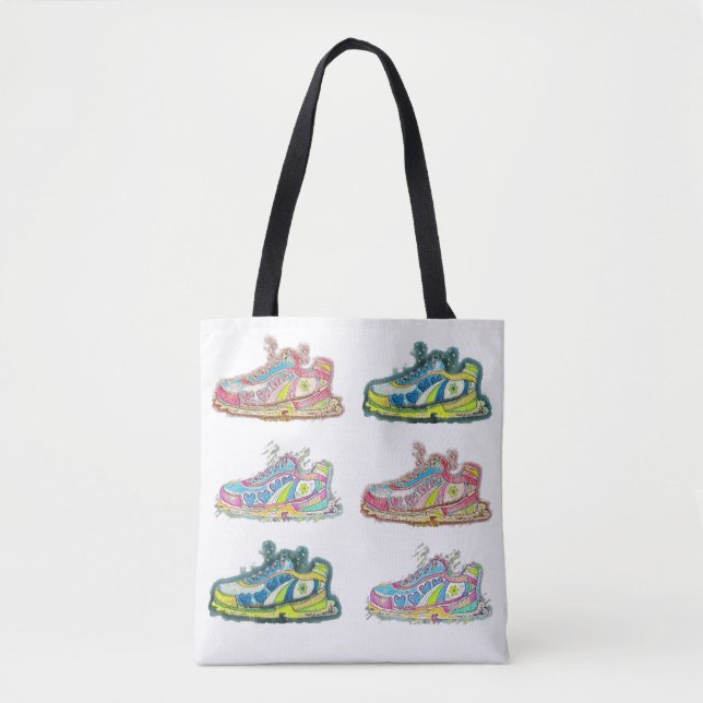 Tennis Shoe Tote Bag (Front)