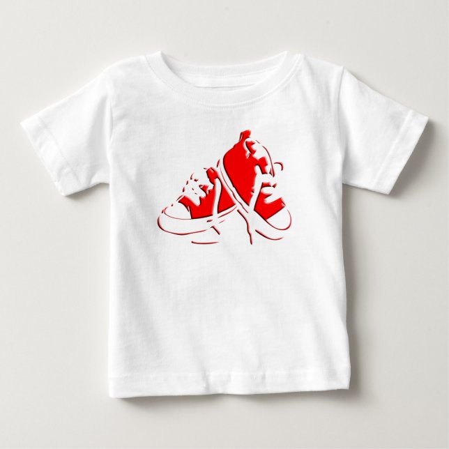 Tennis Shoes-Red Infant Tee (Front)